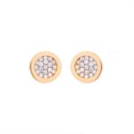 Pendientes de circonitas en oro 18K