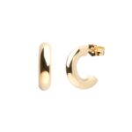 Pendientes de aros en oro de 18K